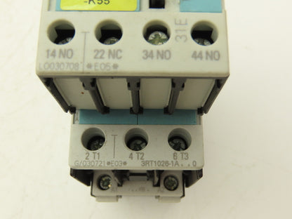 Siemens 3ZX1012-0RT02-1AA1 Motor Starter Contactor 20Hp 690V 120V Coil Lot Of 3