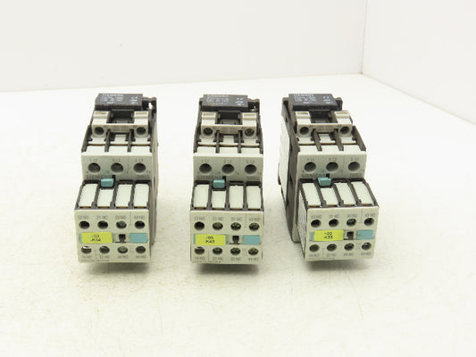 Siemens 3ZX1012-0RT02-1AA1 Motor Starter Contactor 20Hp 690V 120V Coil Lot Of 3