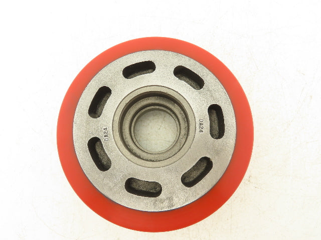Raymond 7-1/8" x 2" Fork Lift Poly Wheel Actual Size 7" x 2-1/4" 2-1/8" LTB