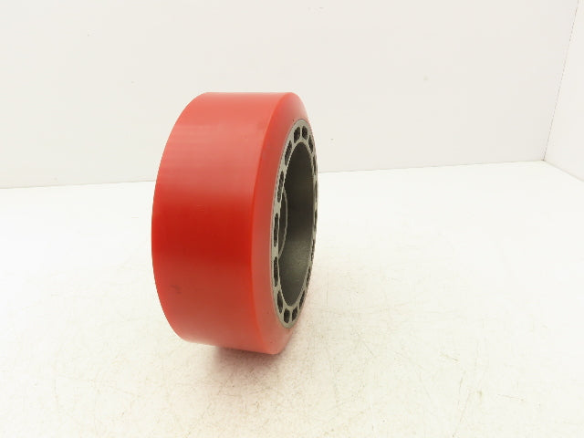 Raymond 7-1/8" x 2" Fork Lift Poly Wheel Actual Size 7" x 2-1/4" 2-1/8" LTB