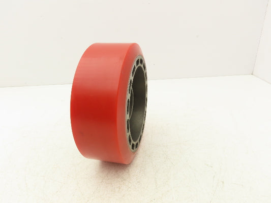 Raymond 7-1/8" x 2" Fork Lift Poly Wheel Actual Size 7" x 2-1/4" 2-1/8" LTB