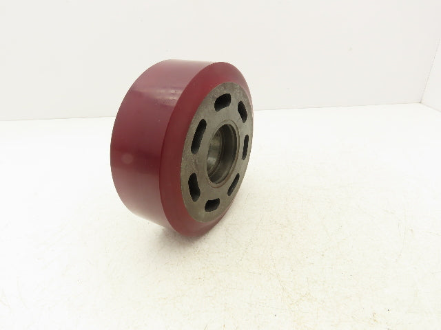 Raymond/Premier 7-1/8" x 2" Fork Lift Poly Wheel Actual Size 7" x 2-1/4"