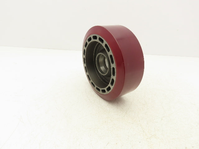 Raymond/Premier 7-1/8" x 2" Fork Lift Poly Wheel Actual Size 7" x 2-1/4"