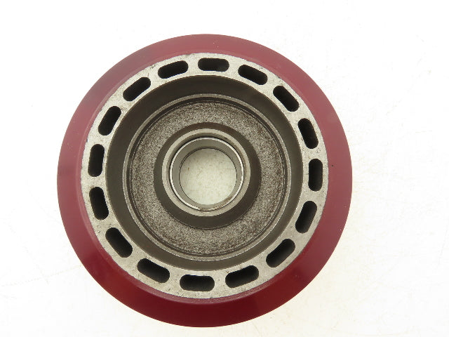 Raymond/Premier 7-1/8" x 2" Fork Lift Poly Wheel Actual Size 7" x 2-1/4"