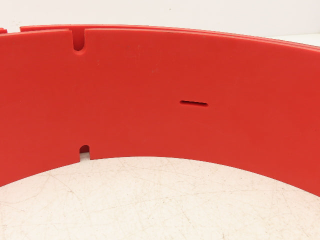 Tennant 1207086 Linard Front Squeegee Scrubber Blade Red 3.75"W x 56.6" Lot of 2