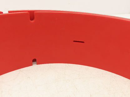 Tennant 1207086 Linard Front Squeegee Scrubber Blade Red 3.75"W x 56.6" Lot of 2