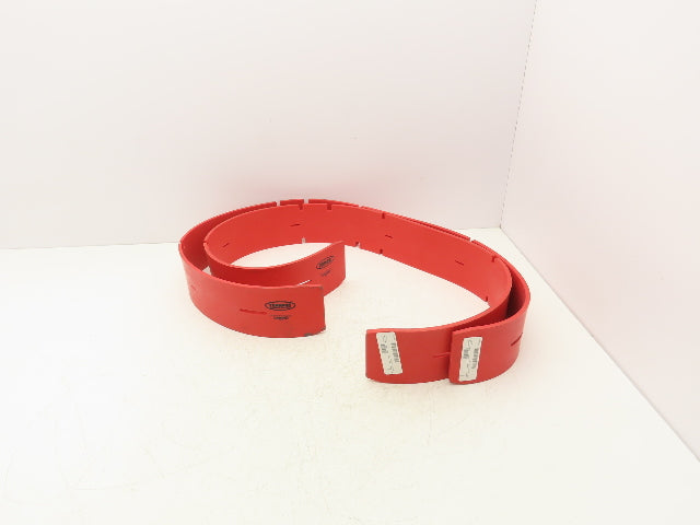 Tennant 1207086 Linard Front Squeegee Scrubber Blade Red 3.75"W x 56.6" Lot of 2