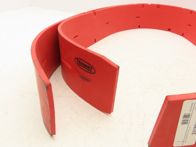 Tennant 1207086 Linard Front Squeegee Scrubber Blade Red 3.75"W x 56.6" Lot of 2