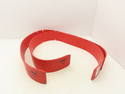 Tennant 1207086 Linard Front Squeegee Scrubber Blade Red 3.75"W x 56.6" Lot of 2