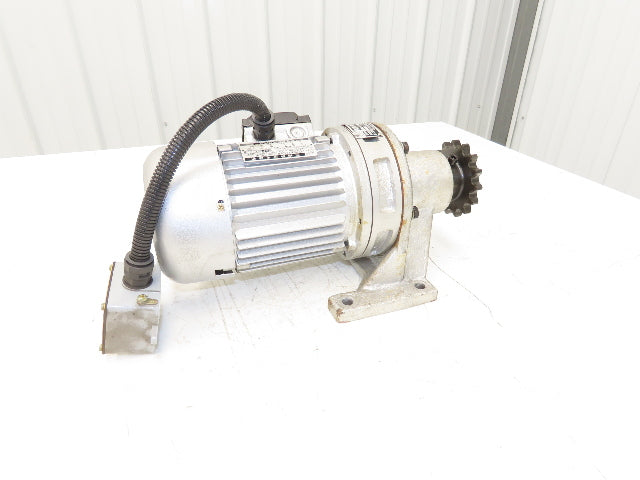 Shengzhou YS 8014-2 Inline Gearmotor 29:1 Ratio 550W 220/380V 3PH 50Hz WBX2