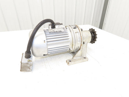 Shengzhou YS 8014-2 Inline Gearmotor 29:1 Ratio 550W 220/380V 3PH 50Hz WBX2