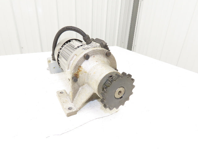 Shengzhou YS 8014-2 Inline Gearmotor 29:1 Ratio 550W 220/380V 3PH 50Hz WBX2