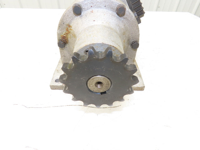 Shengzhou YS 8014-2 Inline Gearmotor 29:1 Ratio 550W 220/380V 3PH 50Hz WBX2