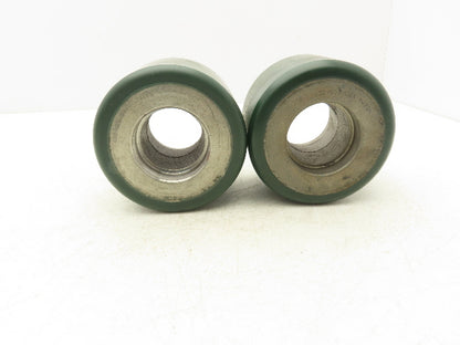 Raymond 632-052/204 Industrial Wheel Resilient Solid 5" x 3-5/8" T111B Lot of 2