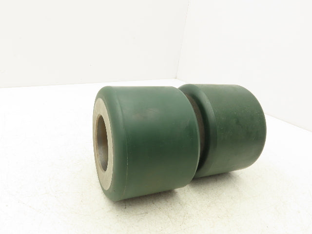 Raymond 632-052/204 Industrial Wheel Resilient Solid 5" x 3-5/8" T111B Lot of 2