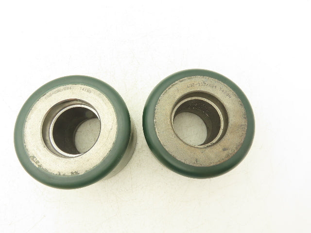 Raymond 632-052/204 Industrial Wheel Resilient Solid 5" x 3-5/8" T111B Lot of 2