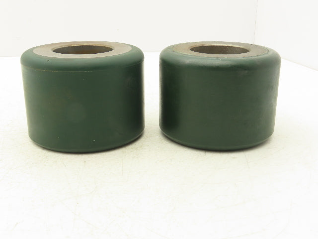 Raymond 632-052/204 Industrial Wheel Resilient Solid 5" x 3-5/8" T111B Lot of 2
