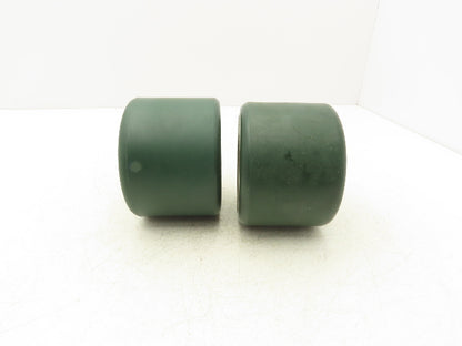 Raymond 632-052/204 Industrial Wheel Resilient Solid 5" x 3-5/8" T111B Lot of 2