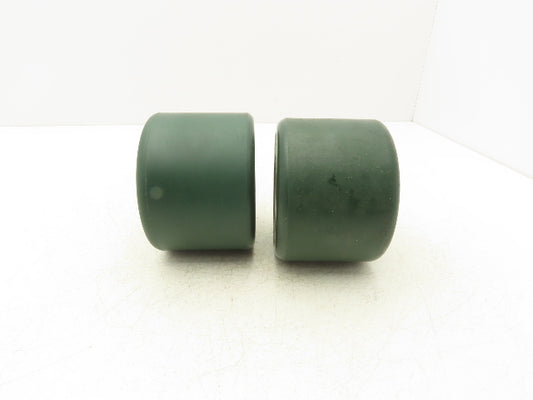 Raymond 632-052/204 Industrial Wheel Resilient Solid 5" x 3-5/8" T111B Lot of 2