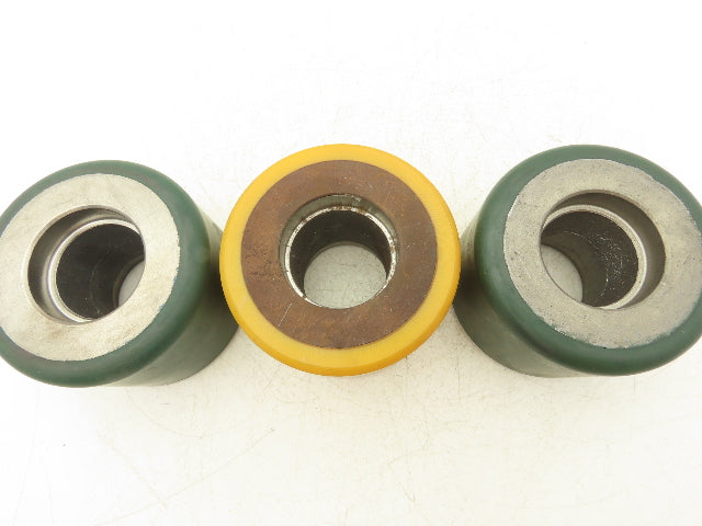 Raymond 632-052/204 Industrial Wheel Resilient Solid 5"x 3-5/8" T111B Lot of 3
