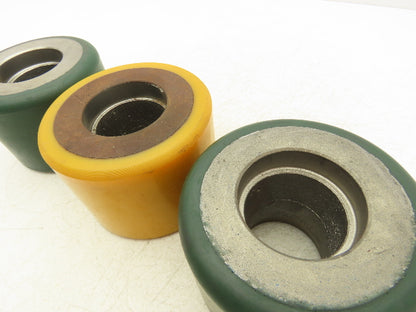 Raymond 632-052/204 Industrial Wheel Resilient Solid 5"x 3-5/8" T111B Lot of 3