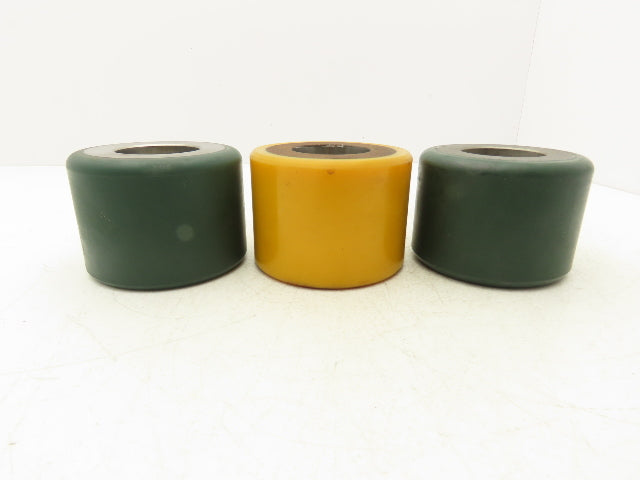Raymond 632-052/204 Industrial Wheel Resilient Solid 5"x 3-5/8" T111B Lot of 3