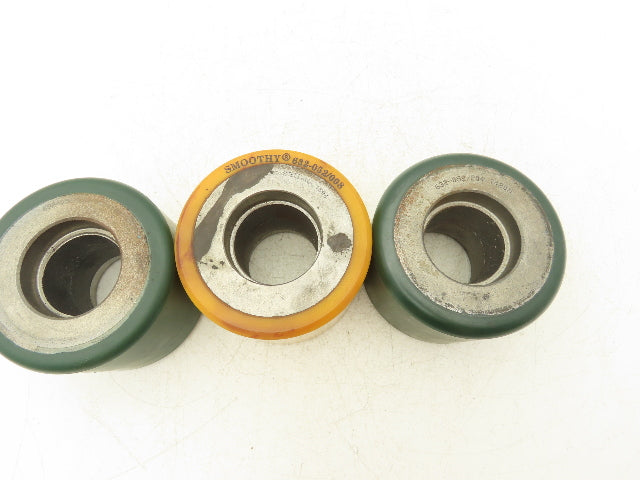 Raymond 632-052/204 Industrial Wheel Resilient Solid 5"x 3-5/8" T111B Lot of 3