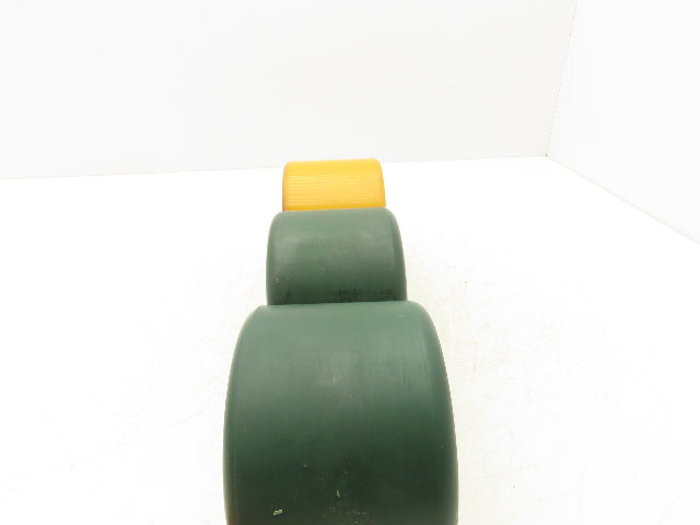 Raymond 632-052/204 Industrial Wheel Resilient Solid 5"x 3-5/8" T111B Lot of 3