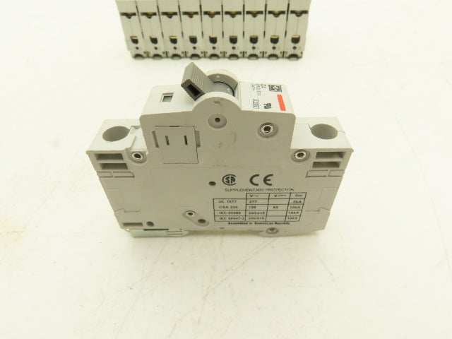 Cutler Hammer WMS1D04 Single Pole Circuit Breaker 4A 240V D-Curve Lot of 10