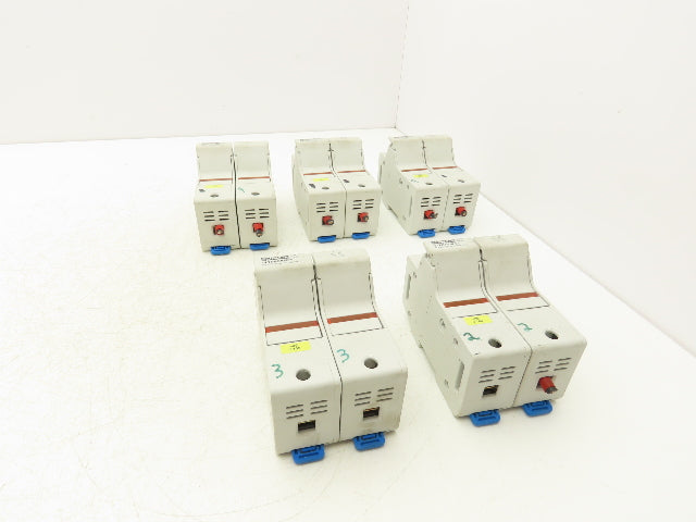 Ferraz-Shawmut US6J2I UltraSafe Fuse Holder 2 Pole 60A 600V Lot Of 5