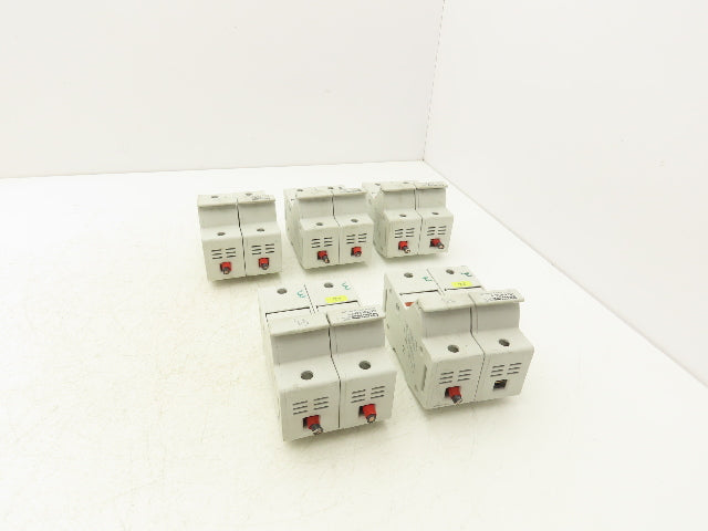 Ferraz-Shawmut US6J2I UltraSafe Fuse Holder 2 Pole 60A 600V Lot Of 5