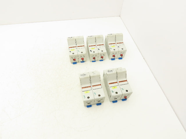 Ferraz-Shawmut US6J2I UltraSafe Fuse Holder 2 Pole 60A 600V Lot Of 5
