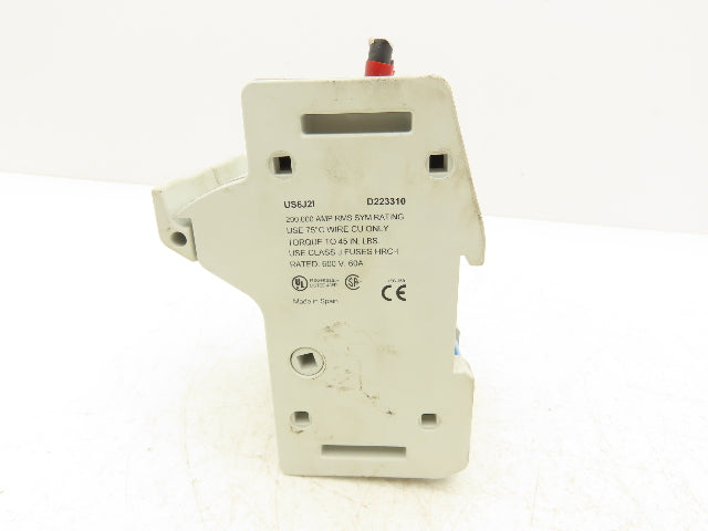 Ferraz-Shawmut US6J2I UltraSafe Fuse Holder 2 Pole 60A 600V Lot Of 5