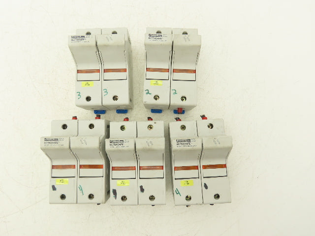 Ferraz-Shawmut US6J2I UltraSafe Fuse Holder 2 Pole 60A 600V Lot Of 5