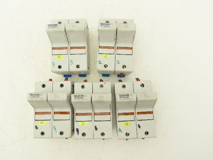 Ferraz-Shawmut US6J2I UltraSafe Fuse Holder 2 Pole 60A 600V Lot Of 5
