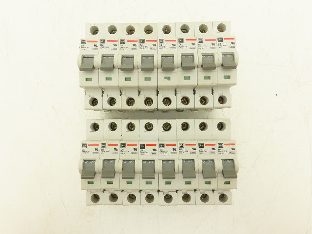 Cutler Hammer WMS1D04 Single Pole Circuit Breaker 4A 240V D-Curve Lot of 16