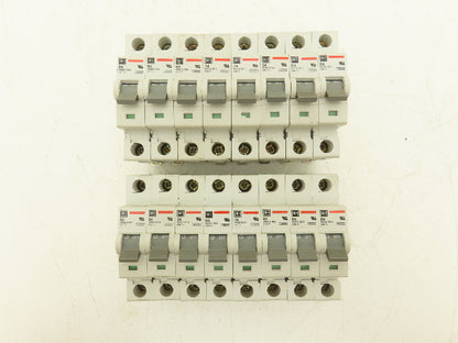 Cutler Hammer WMS1D04 Single Pole Circuit Breaker 4A 240V D-Curve Lot of 16