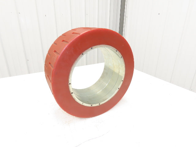 333726 Forklift Tire Press-on Red 13-5/8" OD x 5-7/8" ID x 8-7/8" Width Bar Grip