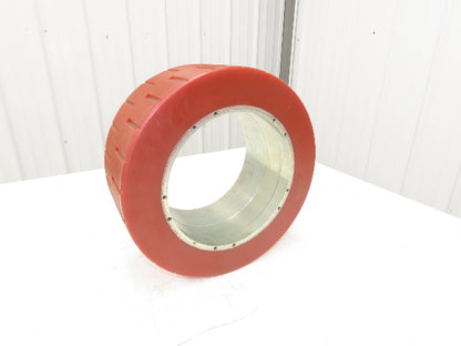 333726 Forklift Tire Press-on Red 13-5/8" OD x 5-7/8" ID x 8-7/8" Width Bar Grip