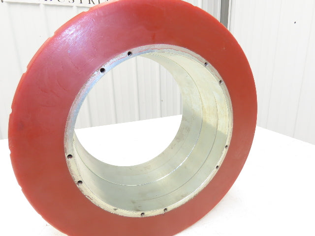 333726 Forklift Tire Press-on Red 13-5/8" OD x 5-7/8" ID x 8-7/8" Width Bar Grip