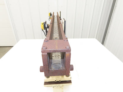 Hoosier Vibratory Linear Parts Feeder 35-1/4" Long 120V 1-1/4" W