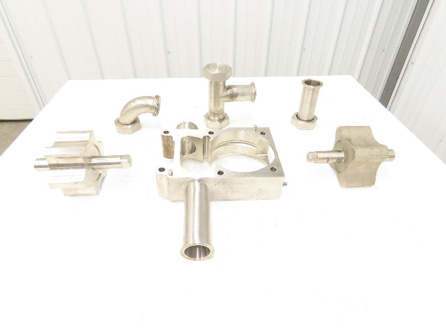 APV Crepaco S-410 2" Sanitary Rotary Lobe Pump Internal Housing & Rotors Parts