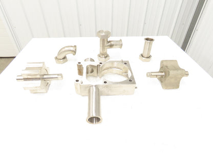 APV Crepaco S-410 2" Sanitary Rotary Lobe Pump Internal Housing & Rotors Parts