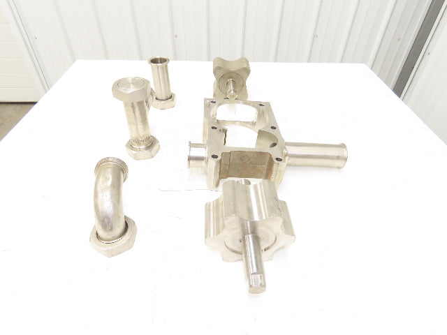 APV Crepaco S-410 2" Sanitary Rotary Lobe Pump Internal Housing & Rotors Parts