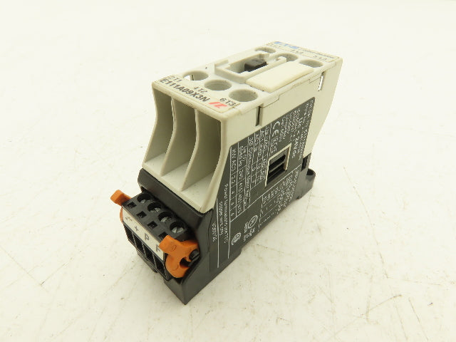 Eaton E111A09X3N Motor Starter Contactor 600V 9A 3 Pole 30 HP 24VDC Coil