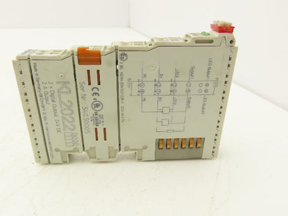 Beckhoff KL2022 2-Channel Relay Output Bus Terminal 230VAC/30VDC 2A Lot Of 9