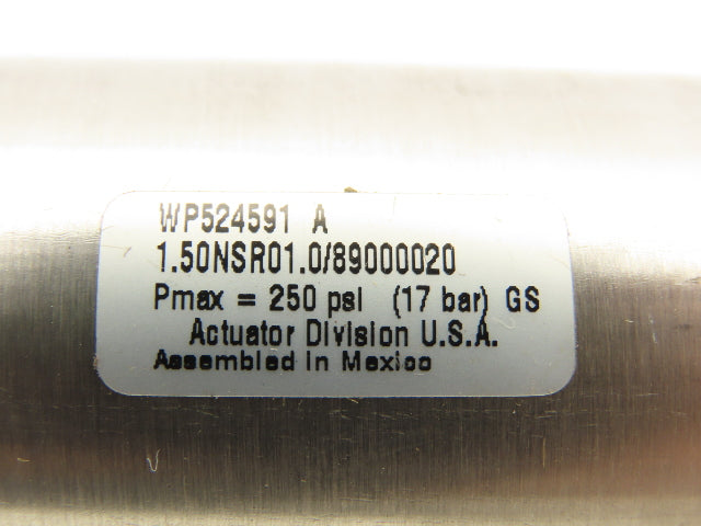 Parker 1.50NSR01.00 Pneumatic Cylinder 1.5" Bore 1" Stroke Brands Vary Lot of 2
