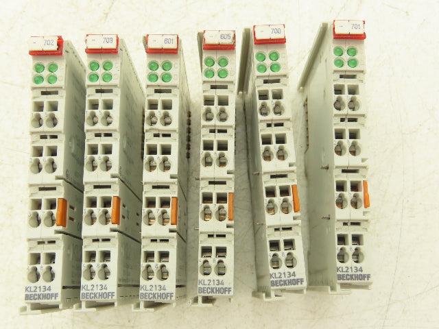 Beckhoff KL2134 2-Channel Relay Output Bus Terminal 24VDC 0.5A Lot Of 6