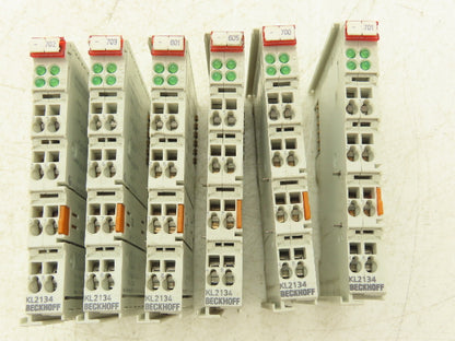 Beckhoff KL2134 2-Channel Relay Output Bus Terminal 24VDC 0.5A Lot Of 6