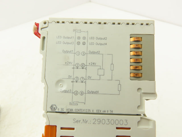 Beckhoff KL2134 2-Channel Relay Output Bus Terminal 24VDC 0.5A Lot Of 6